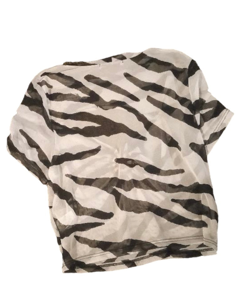 Zebra Print Blouse