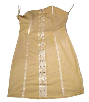 Spaghetti String Formal Dress