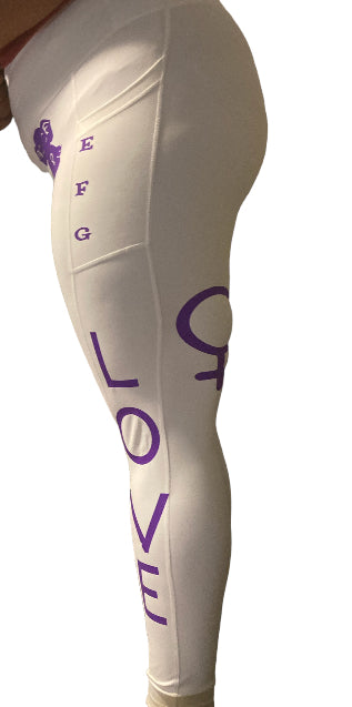 WOMEN’S EFG LEGGINGS LOVE, TRUST, LOYALTY, RESPECT